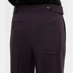 Theory Adjustable Wool Gabardine Pant-Women Suits|Pants