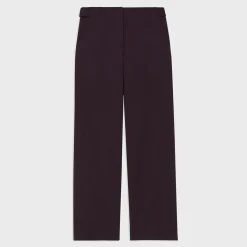 Theory Adjustable Wool Gabardine Pant-Women Suits|Pants