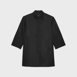 Theory A-Line Car Coat In Recycled Nylon-Women Outerwear