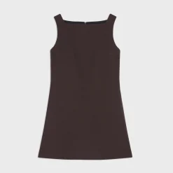 Theory A-Line Mini Dress In Double Weave-Women Dresses