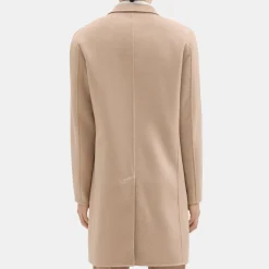 Theory Almec Coat In Double-Face Wool-Cashmere-Men Outerwear