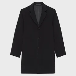 Theory Almec Coat In Double-Face Wool-Cashmere-Men Outerwear