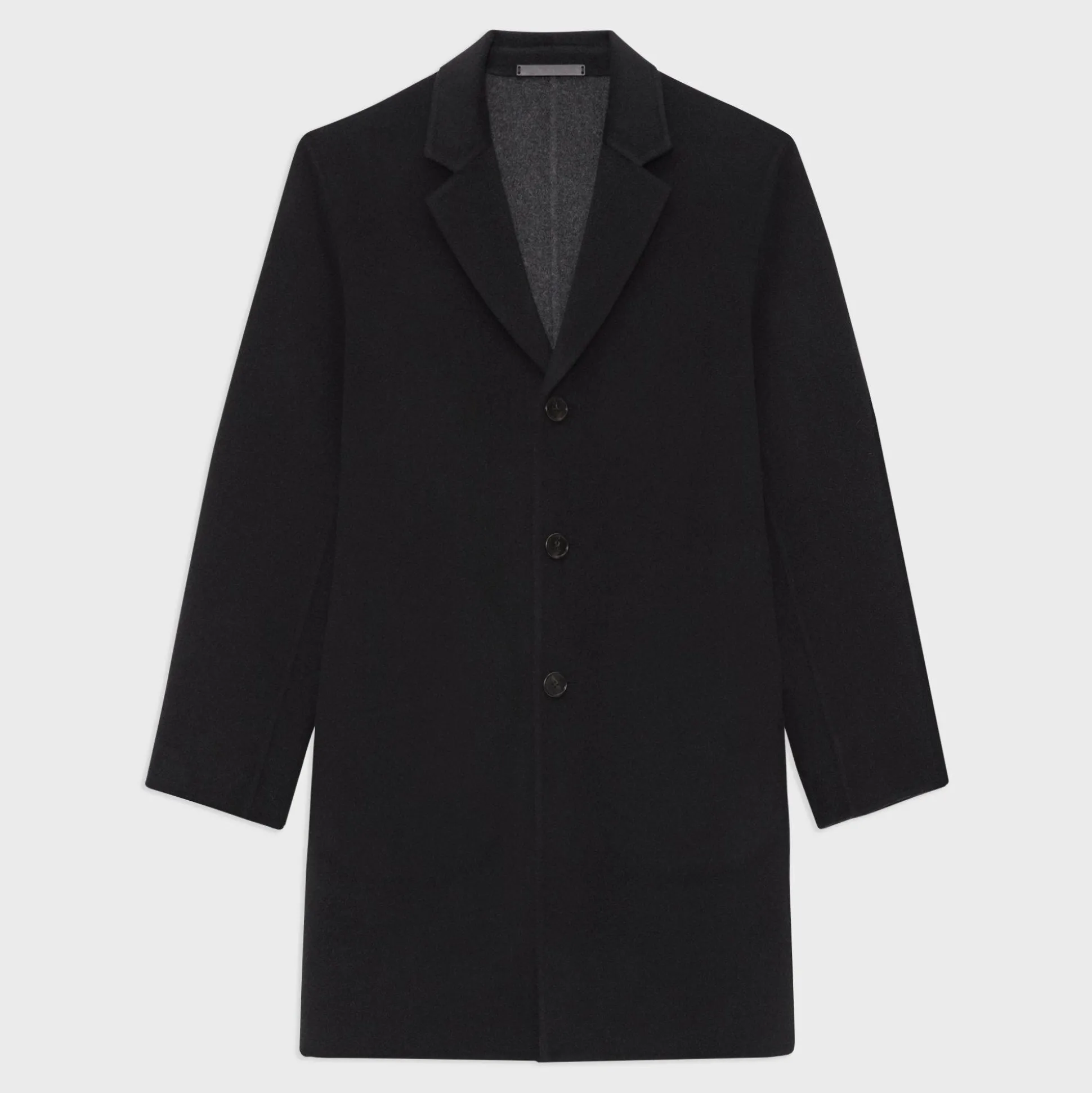 Theory Almec Coat In Double-Face Wool-Cashmere-Men Outerwear
