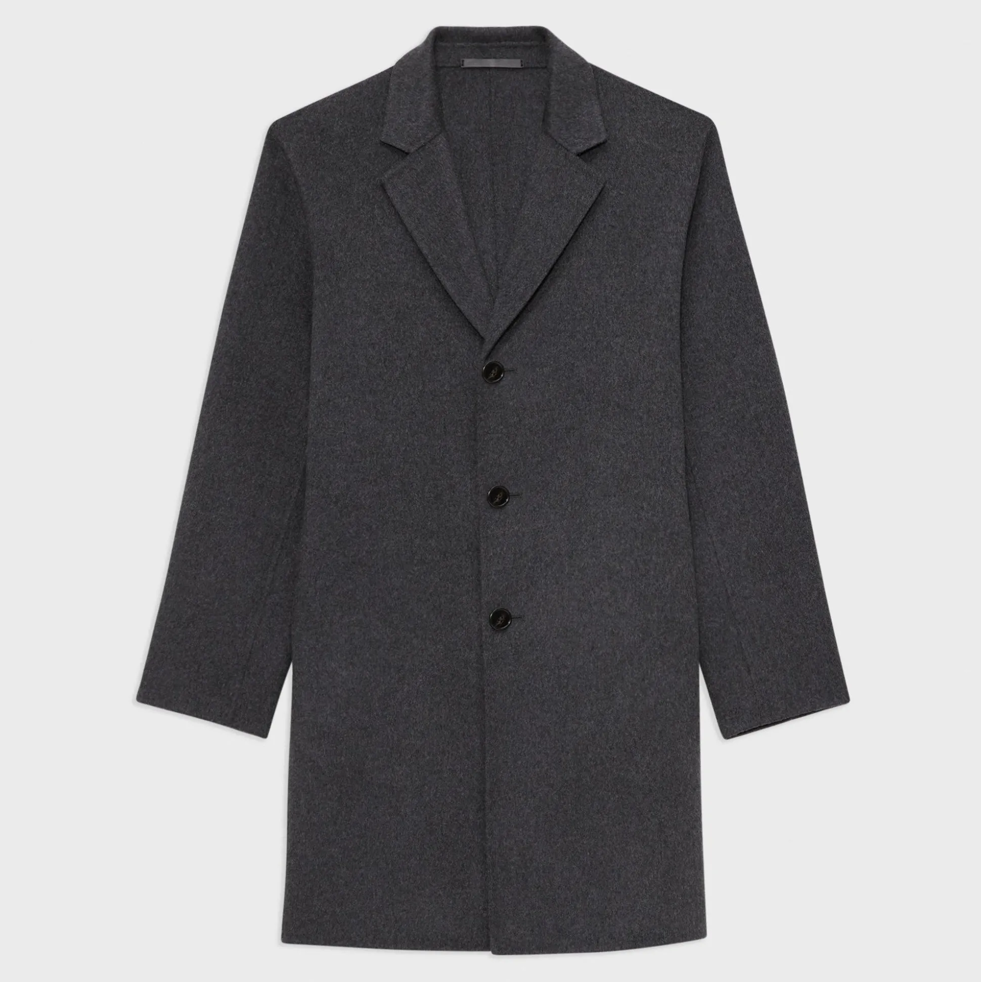 Theory Almec Coat In Double-Face Wool-Cashmere-Men Outerwear