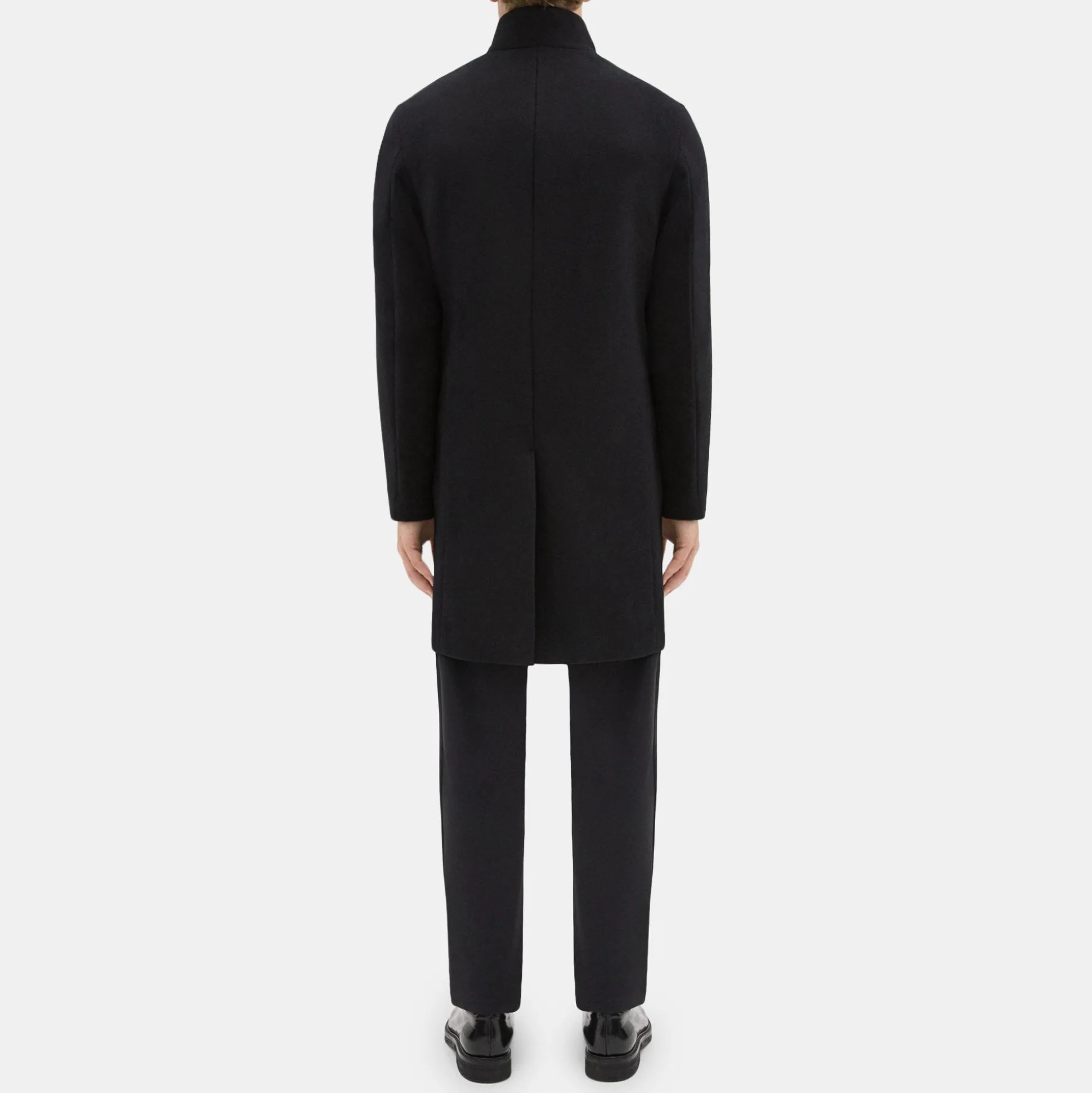 Theory Belvin Coat In Recycled Wool-Blend Melton-Men Outerwear