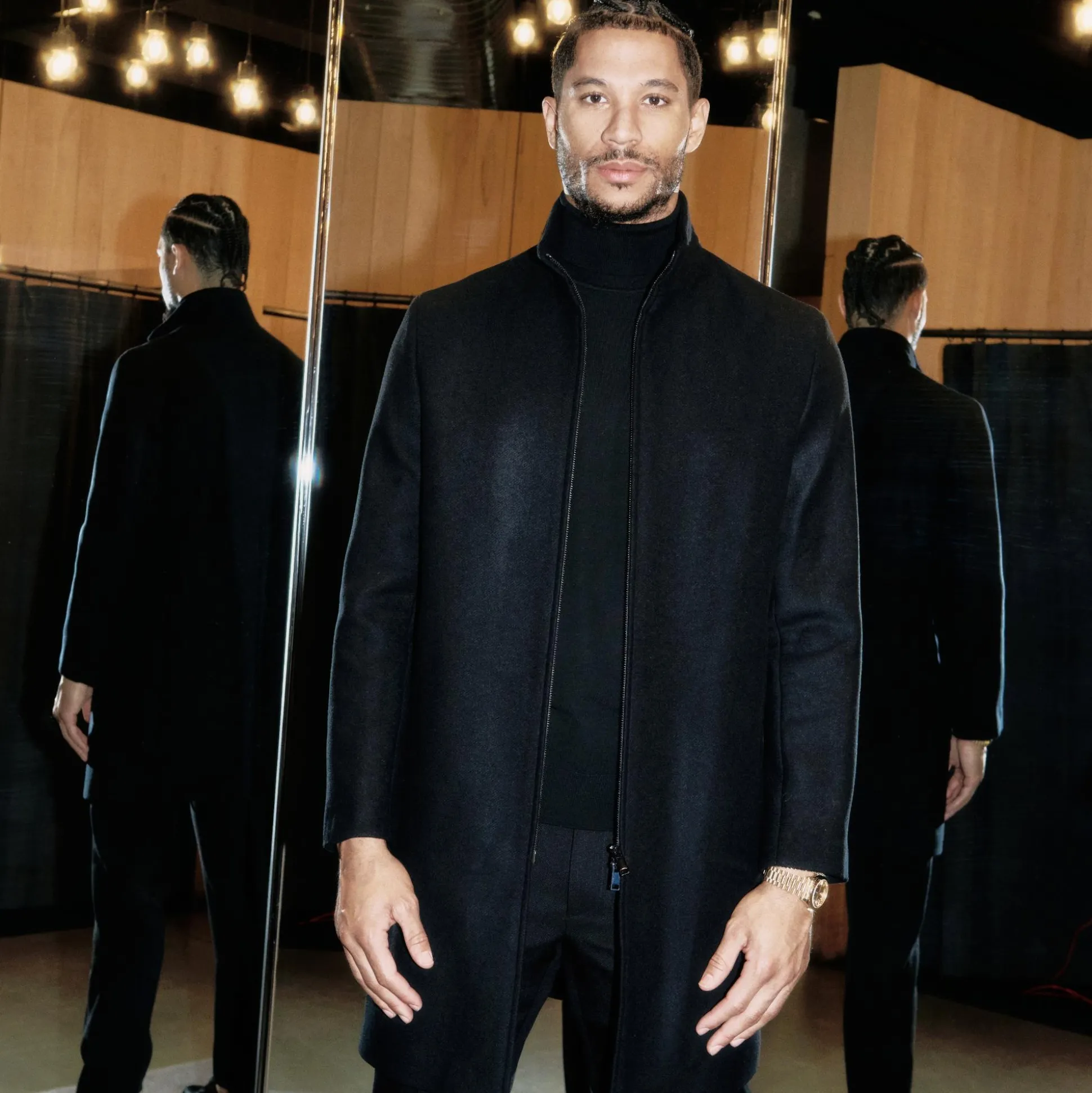 Theory Belvin Coat In Recycled Wool-Blend Melton-Men Outerwear