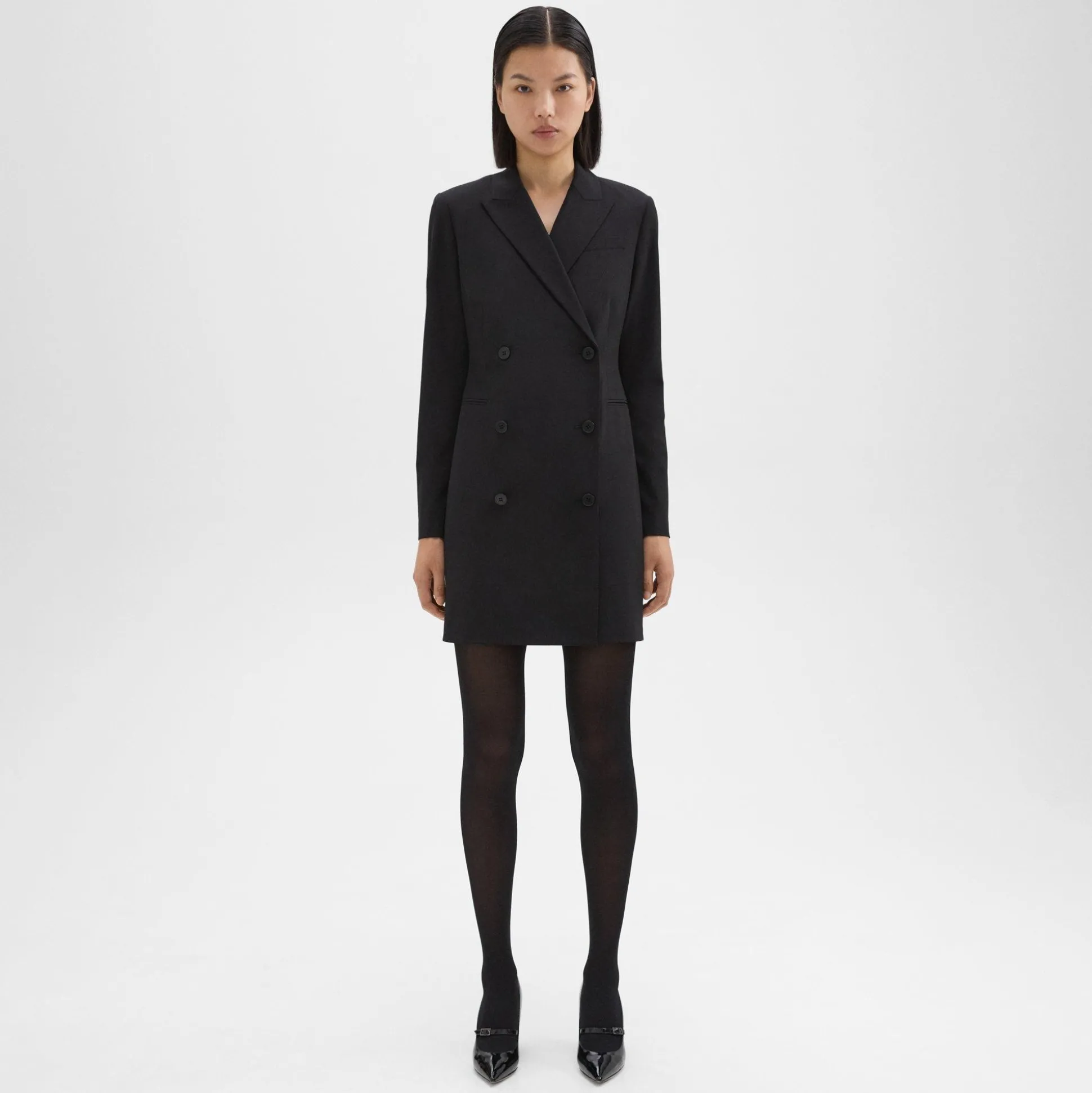 Theory Blazer Dress In Good Wool-Women Suits|Dresses