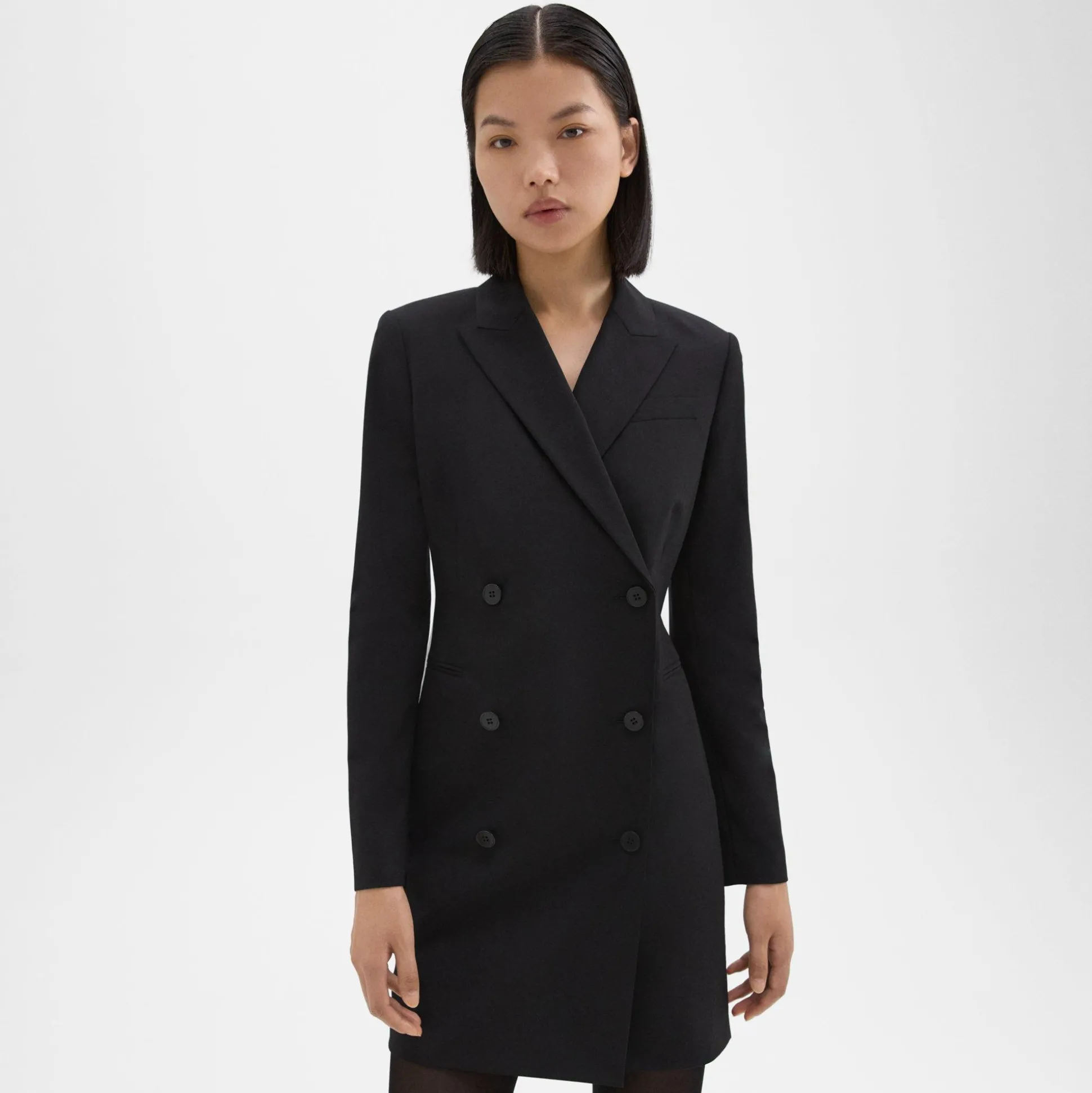 Theory Blazer Dress In Good Wool-Women Suits|Dresses
