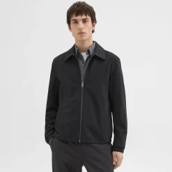 Theory Brody Jacket In Precision Ponte-Men Outerwear|Blazers + Jackets