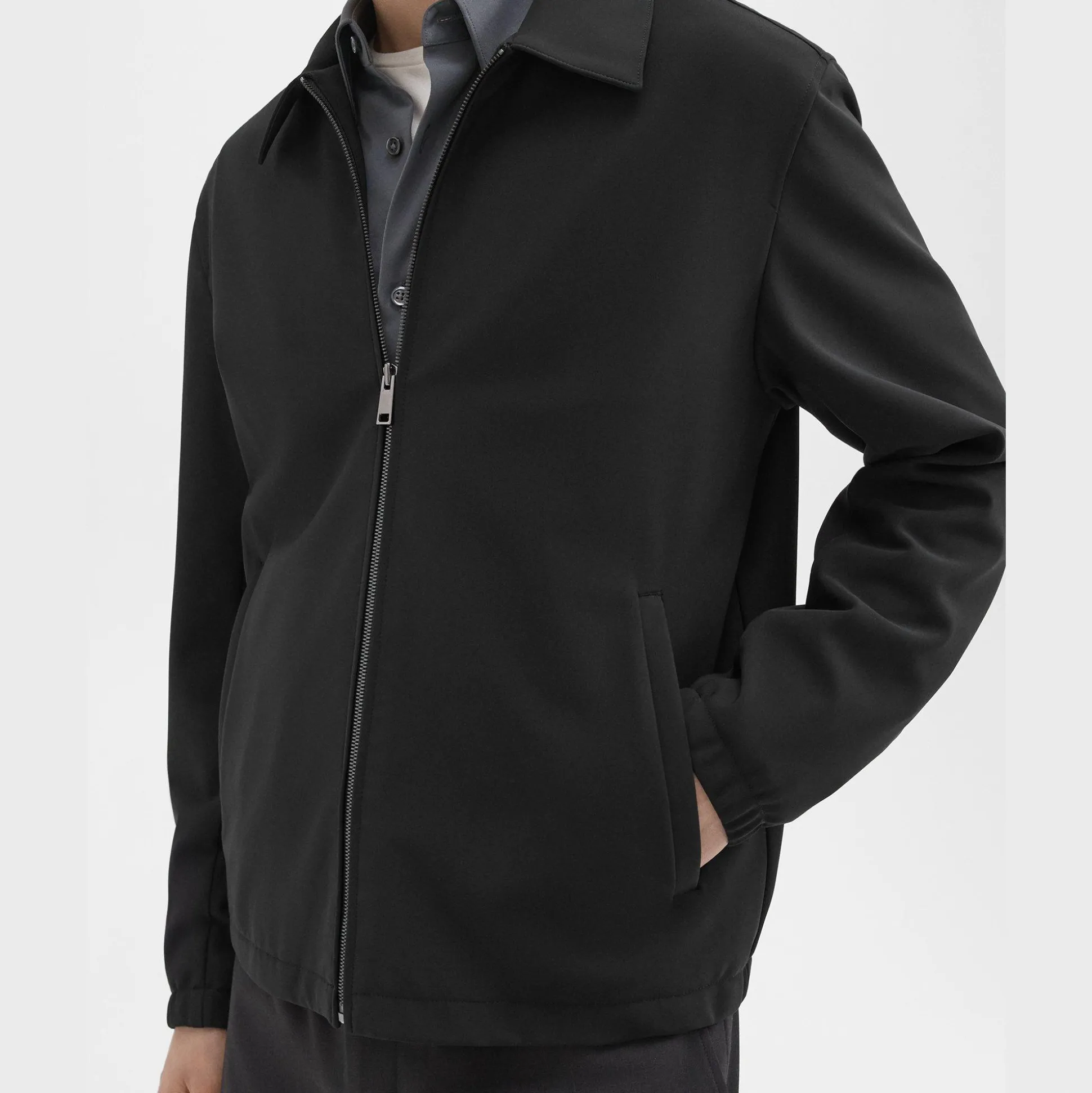 Theory Brody Jacket In Precision Ponte-Men Outerwear|Blazers + Jackets