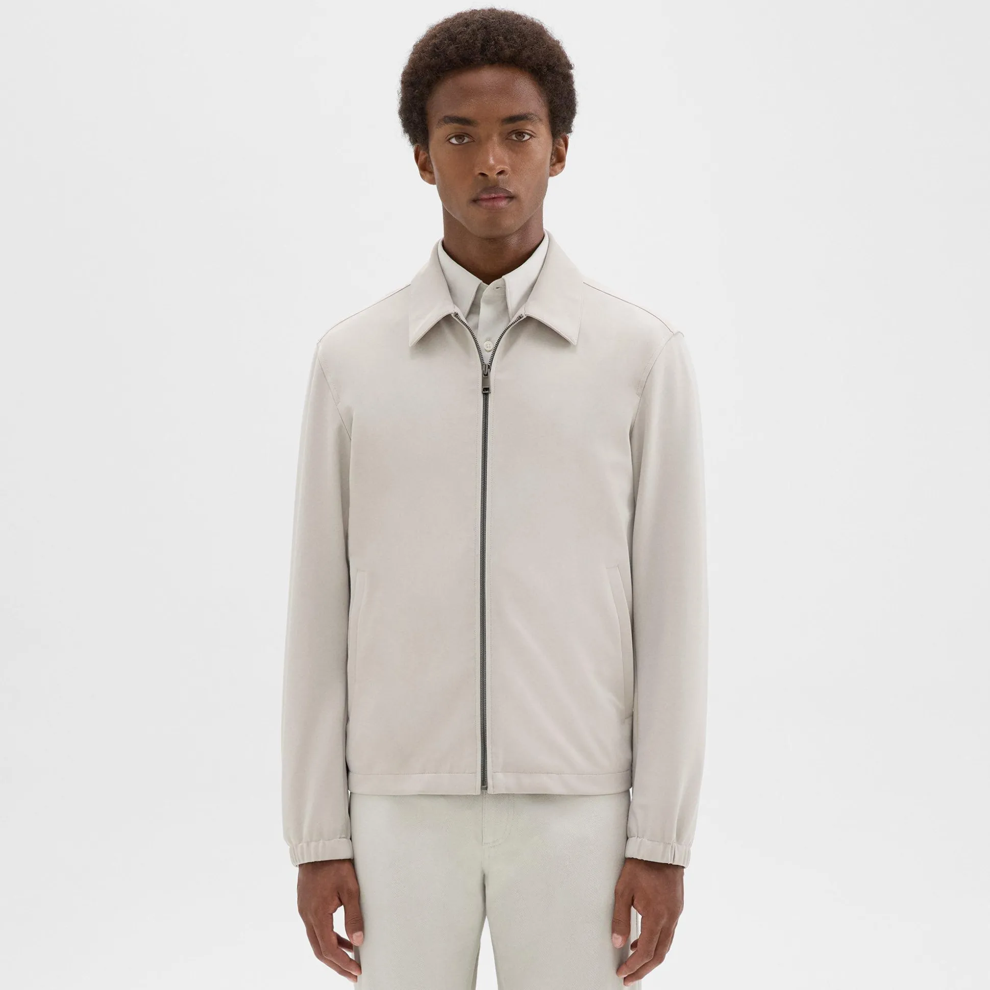 Theory Brody Jacket In Precision Ponte-Men Outerwear|Blazers + Jackets