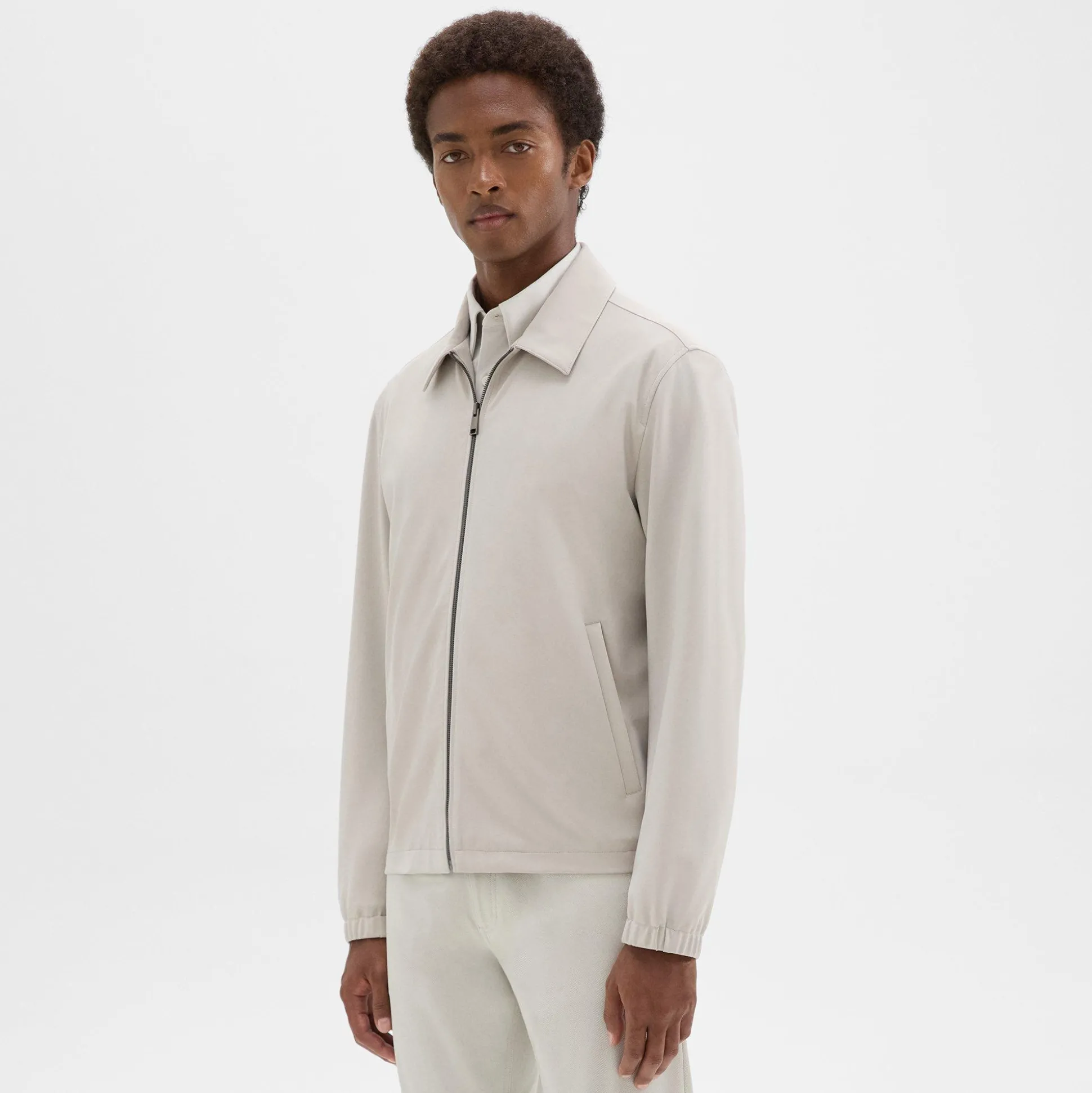 Theory Brody Jacket In Precision Ponte-Men Outerwear|Blazers + Jackets