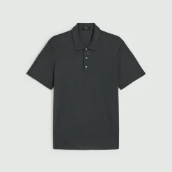 Theory Bron Polo Shirt In Anemone Modal Jersey-Men T-shirts + Polos