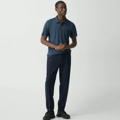 Theory Bron Polo Shirt In Anemone Modal Jersey-Men T-shirts + Polos