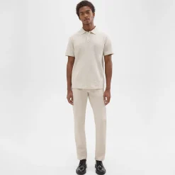 Theory Bron Polo Shirt In Cosmos Slub Cotton-Men T-shirts + Polos