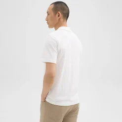 Theory Bron Polo Shirt In Cosmos Slub Cotton-Men T-shirts + Polos