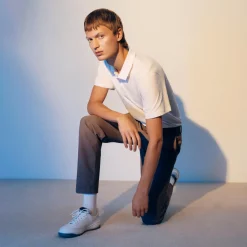 Theory Bron Polo Shirt In Cosmos Slub Cotton-Men T-shirts + Polos
