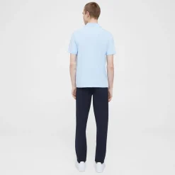 Theory Bron Polo Shirt In Slub Cotton-Men T-shirts + Polos