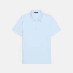 Theory Bron Polo Shirt In Slub Cotton-Men T-shirts + Polos