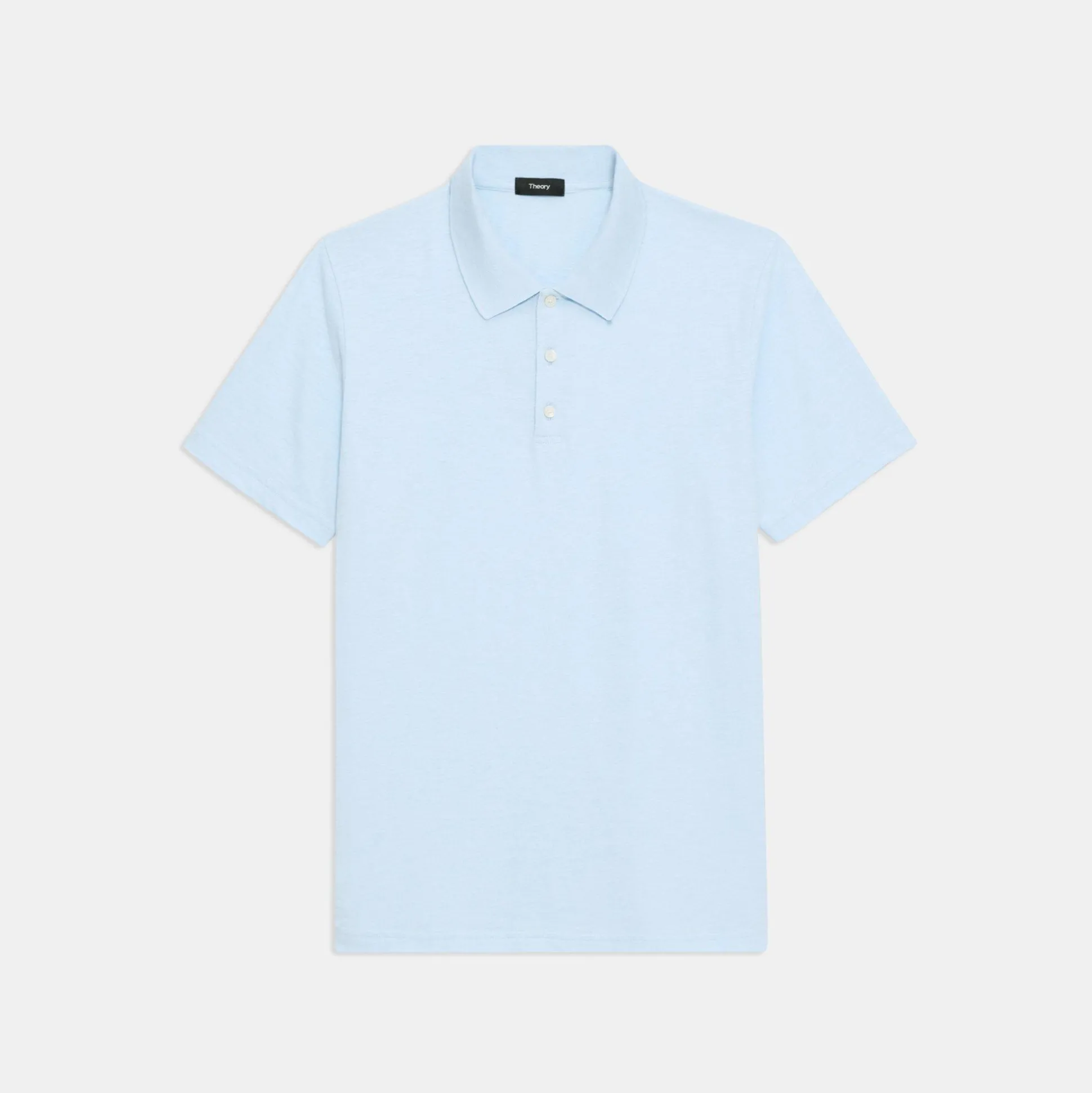 Theory Bron Polo Shirt In Slub Cotton-Men T-shirts + Polos