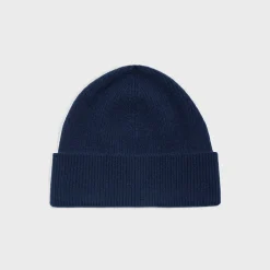 Theory Camden Beanie In Ribbed Cashmere-Men Accessories