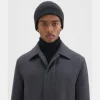 Theory Camden Beanie In Ribbed Cashmere-Men Accessories