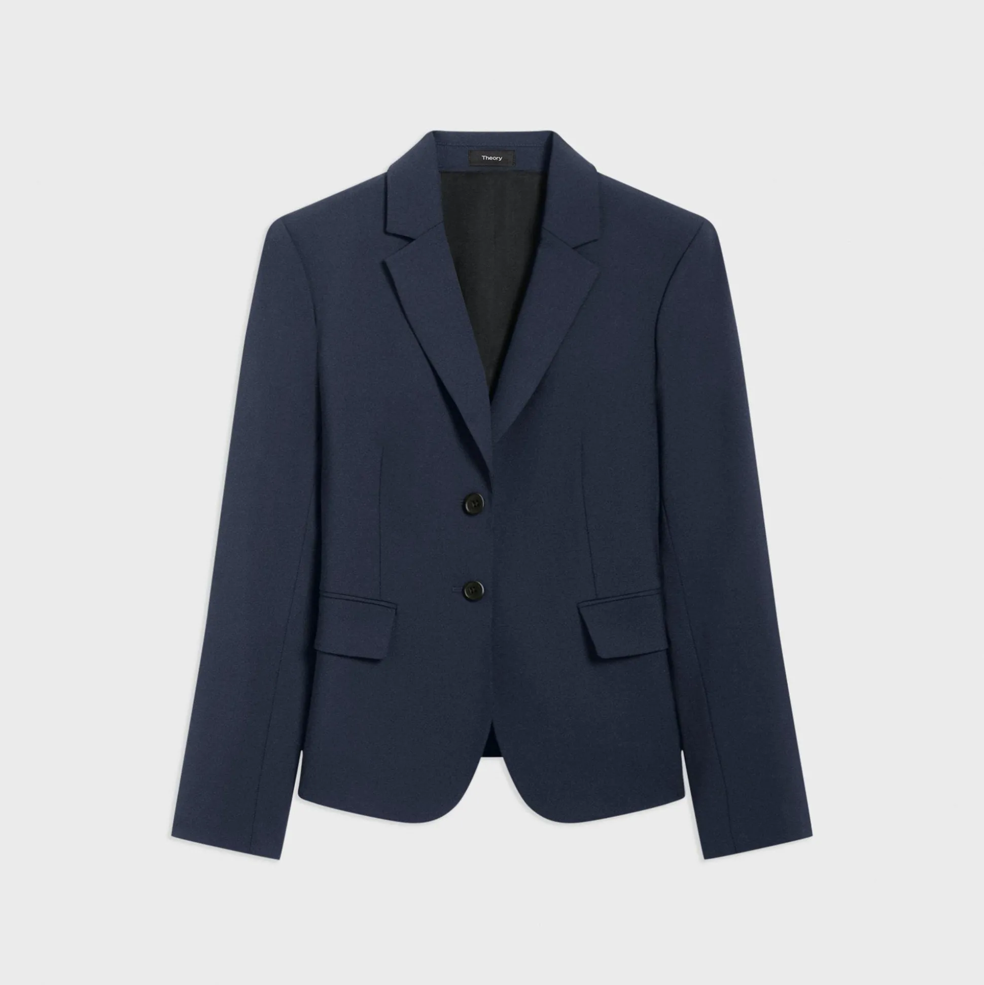 Theory Carissa Blazer In Good Wool-Women Blazers + Jackets|Suits