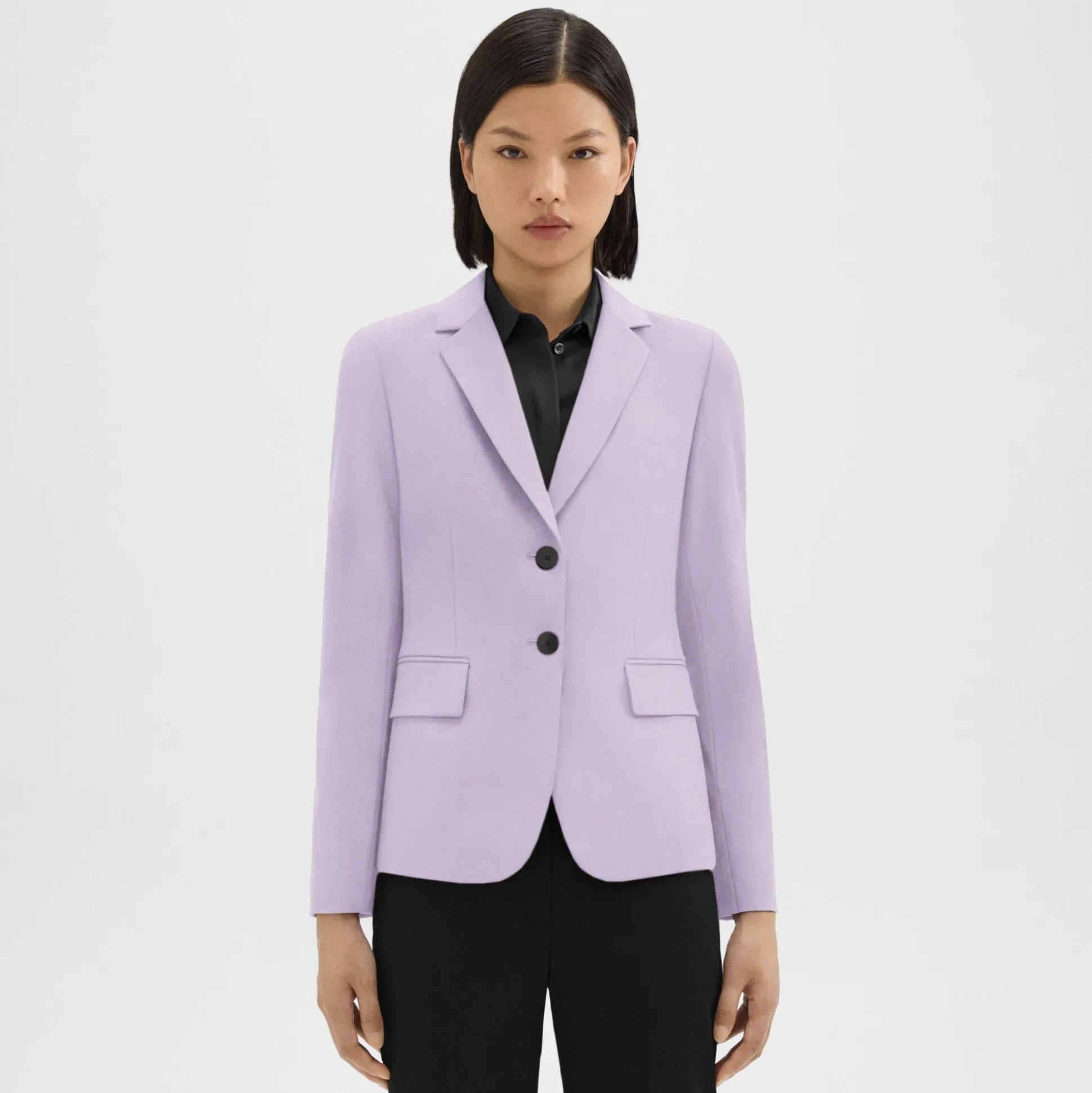 Theory Carissa Blazer In Good Wool-Women Suits|Blazers + Jackets