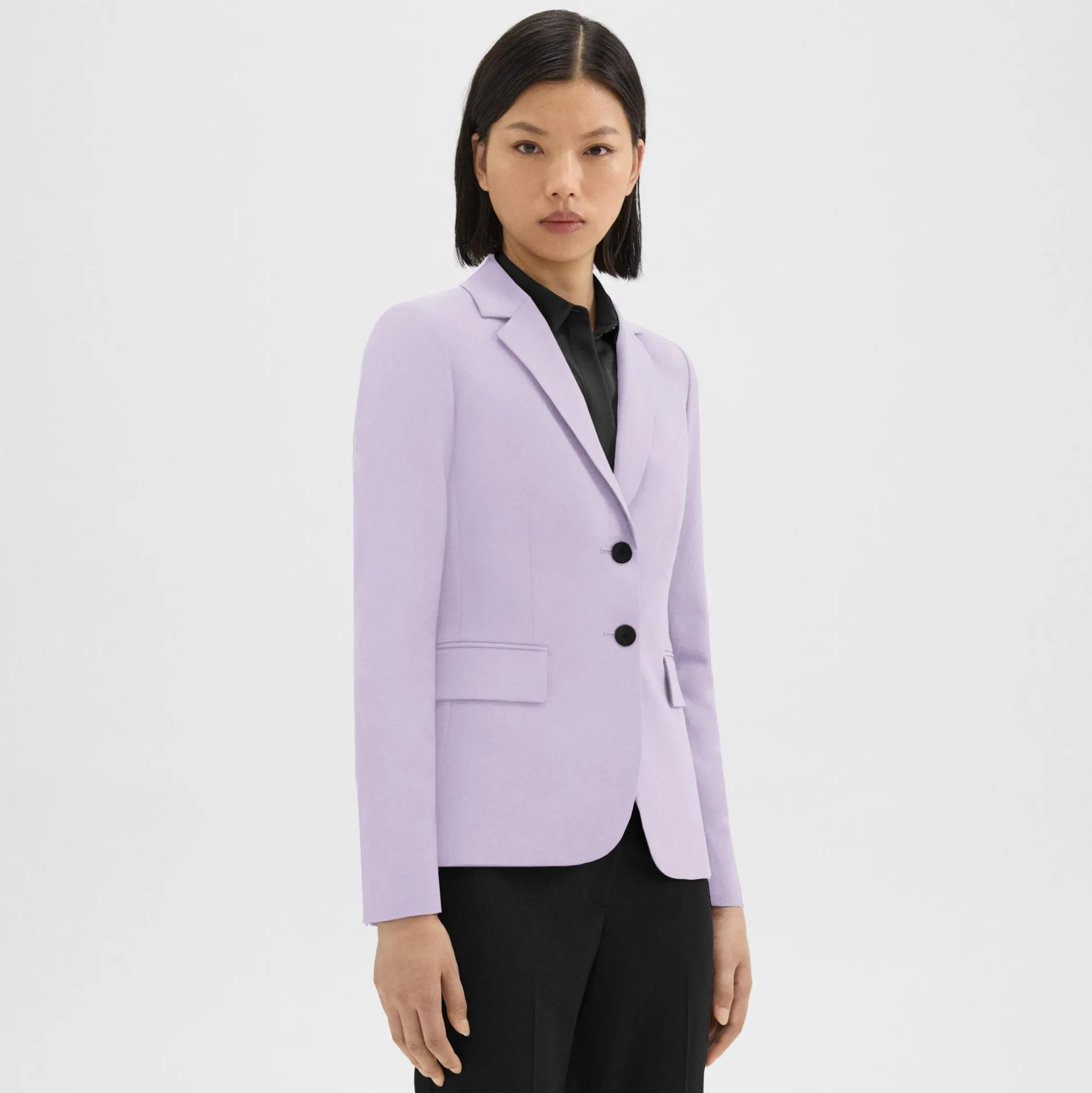 Theory Carissa Blazer In Good Wool-Women Suits|Blazers + Jackets