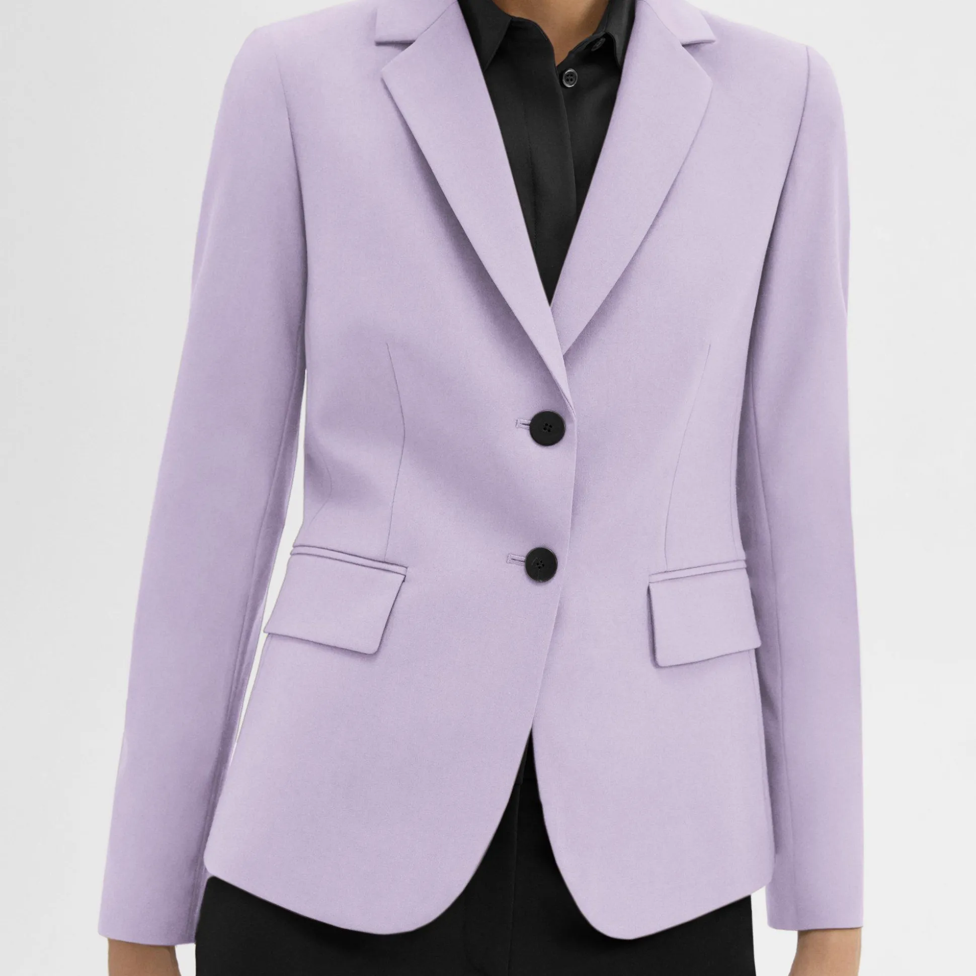 Theory Carissa Blazer In Good Wool-Women Suits|Blazers + Jackets