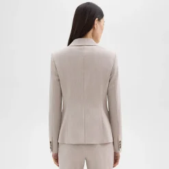 Theory Carissa Blazer In Good Wool-Women Suits|Blazers + Jackets