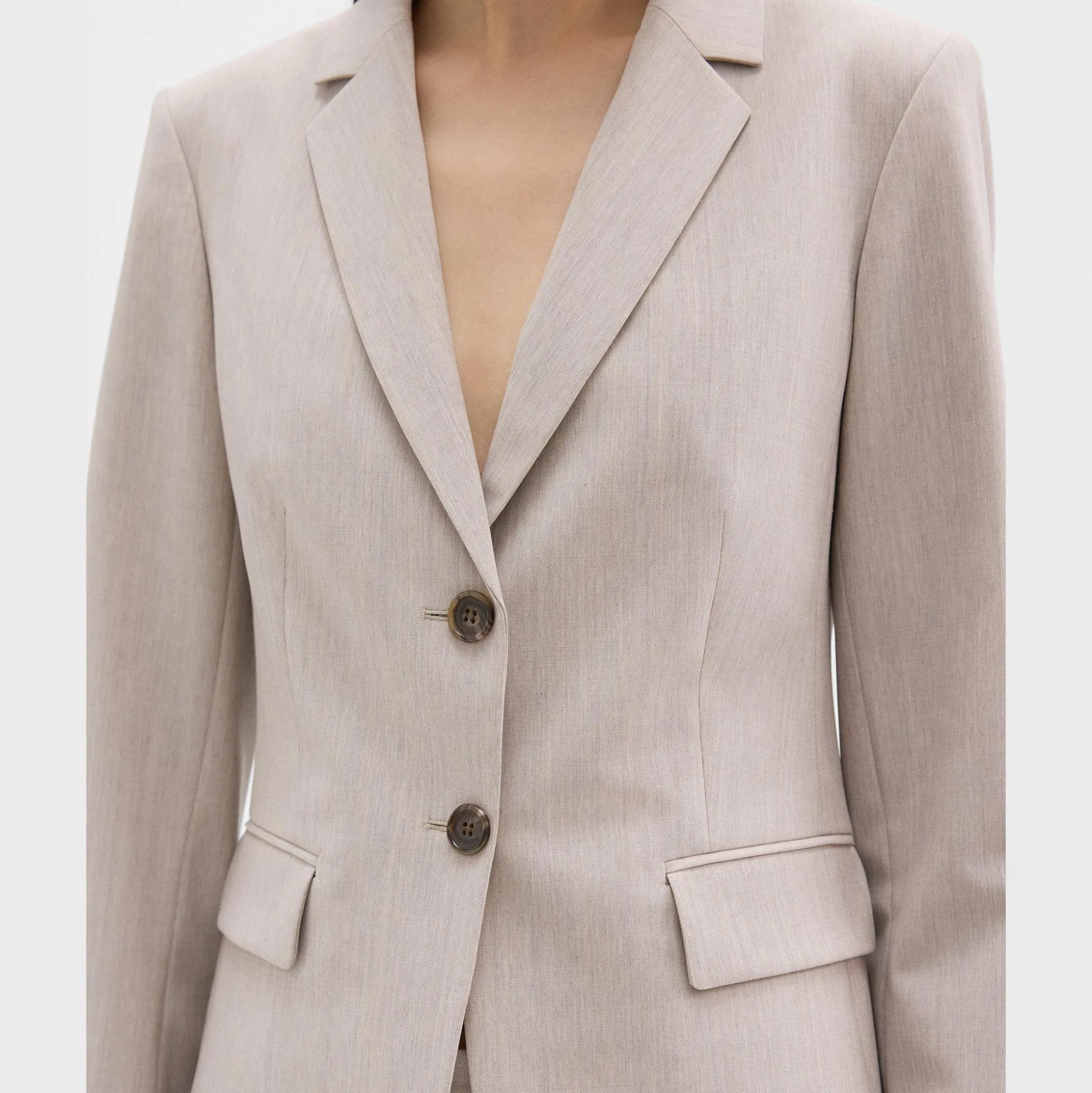 Theory Carissa Blazer In Good Wool-Women Suits|Blazers + Jackets