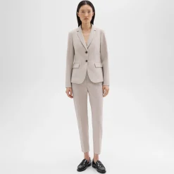 Theory Carissa Blazer In Good Wool-Women Suits|Blazers + Jackets