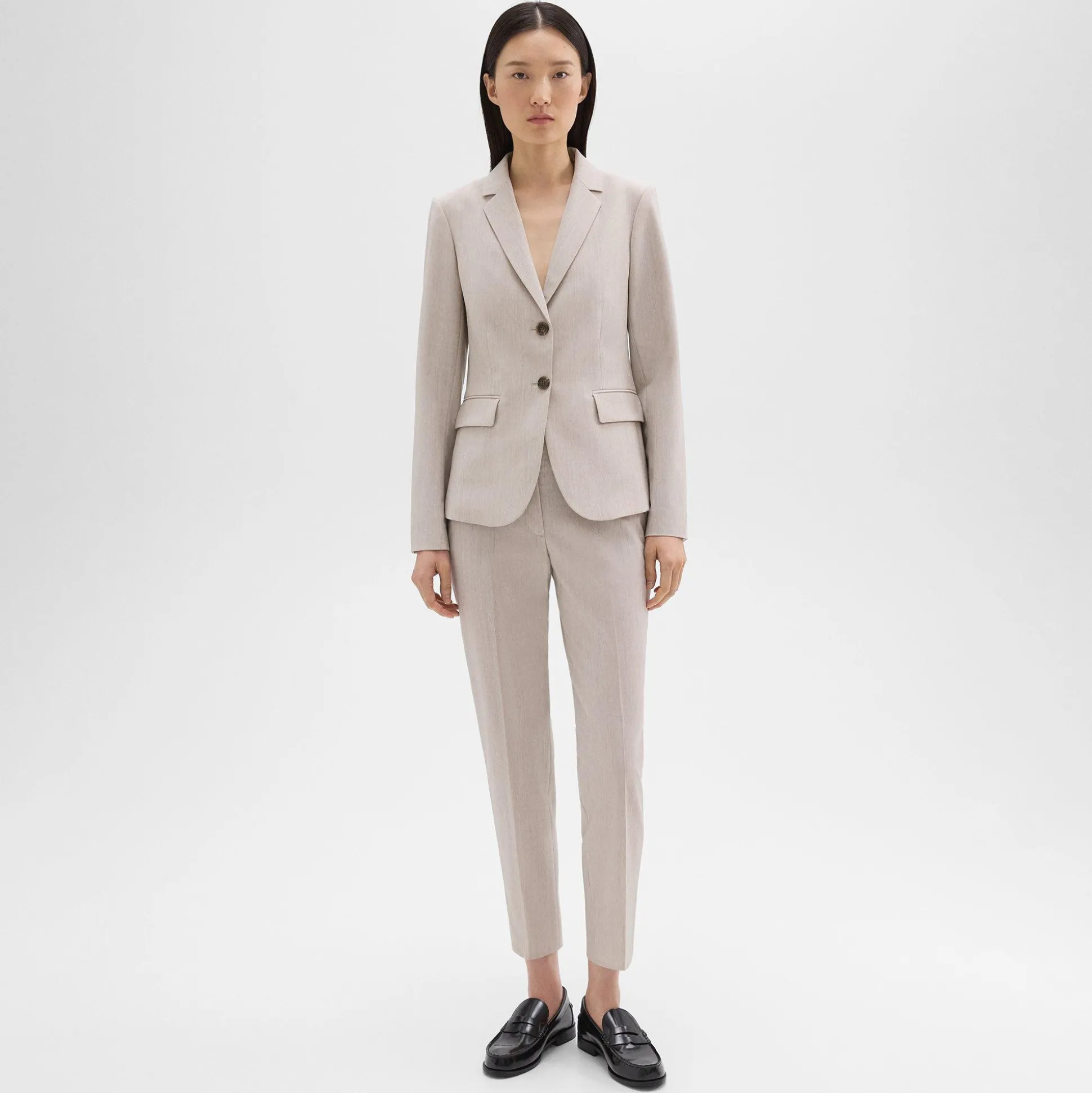 Theory Carissa Blazer In Good Wool-Women Suits|Blazers + Jackets
