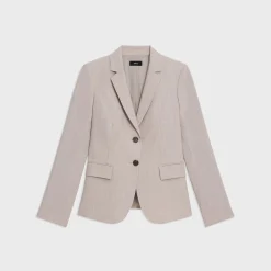 Theory Carissa Blazer In Good Wool-Women Suits|Blazers + Jackets