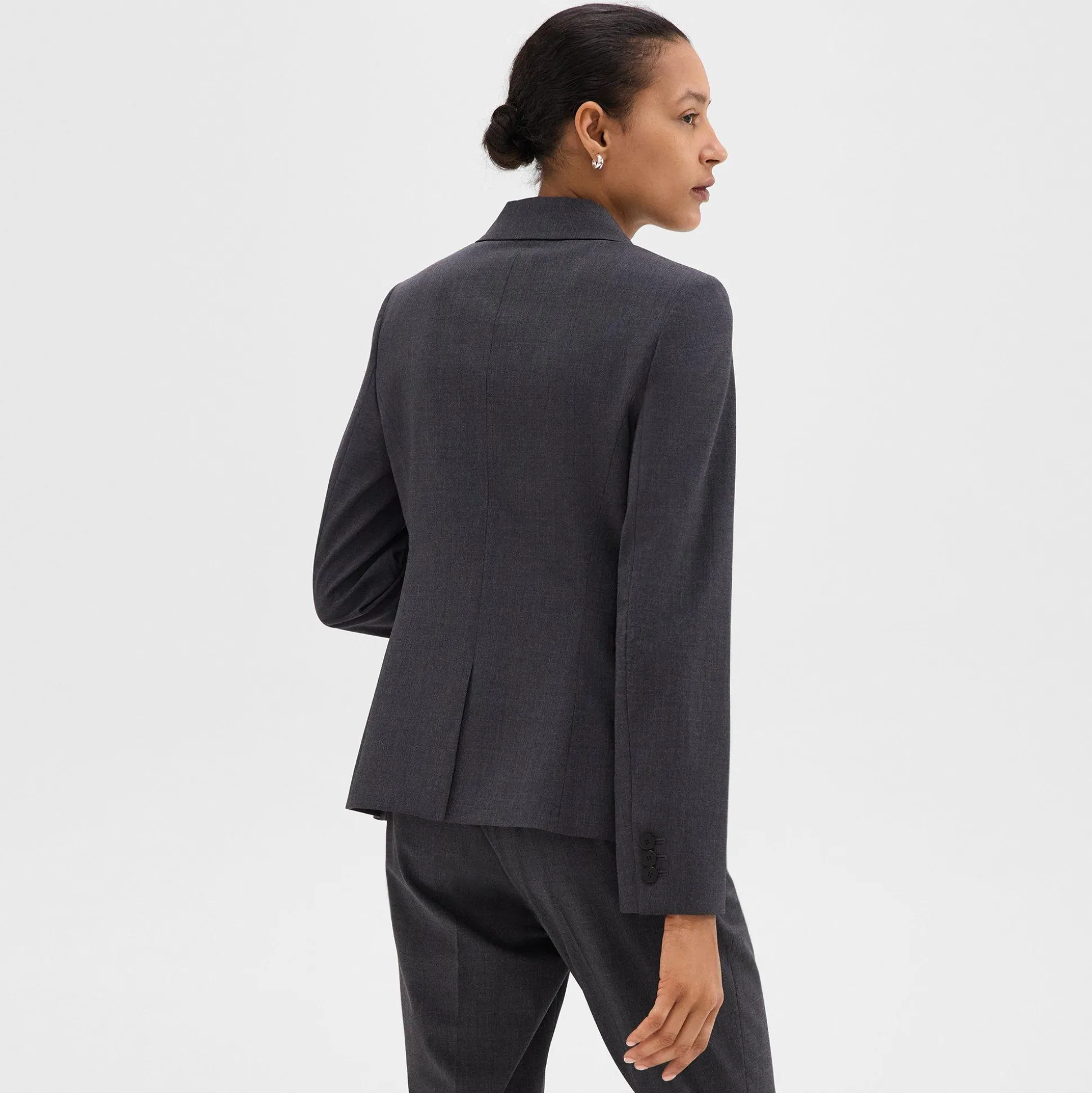 Theory Carissa Blazer In Good Wool-Women Suits|Blazers + Jackets