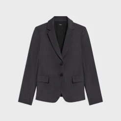 Theory Carissa Blazer In Good Wool-Women Suits|Blazers + Jackets