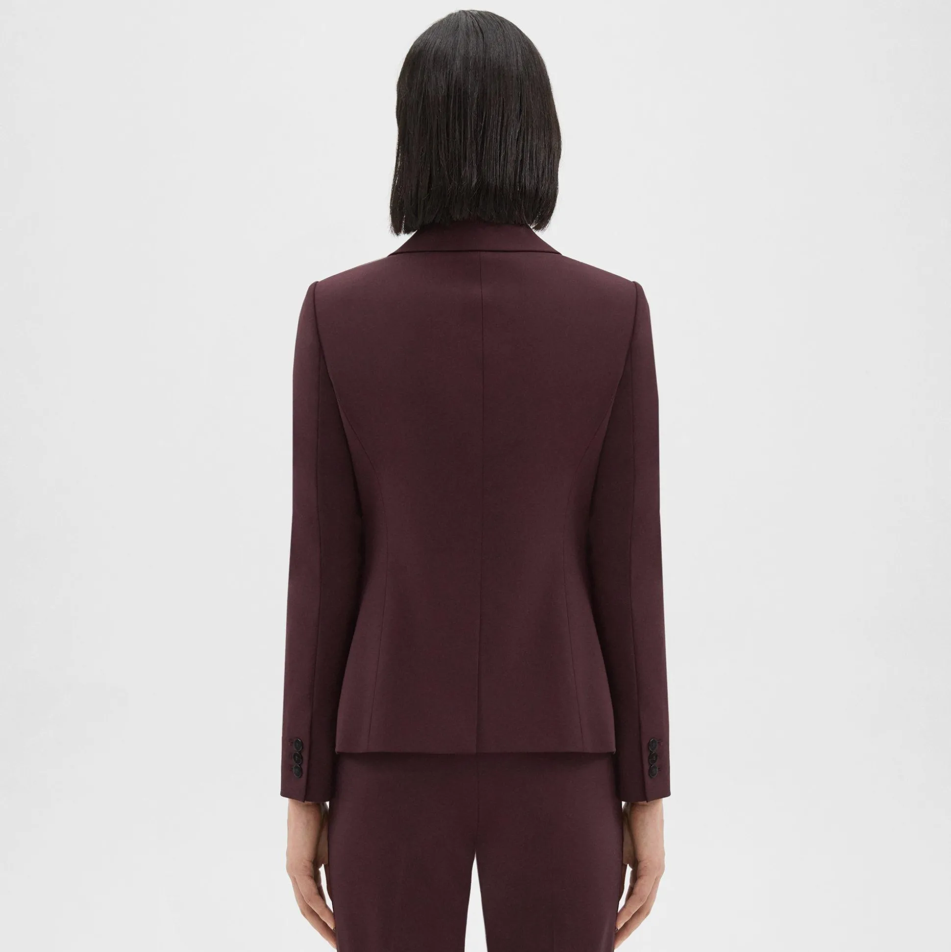 Theory Carissa Blazer In Good Wool-Women Suits|Blazers + Jackets