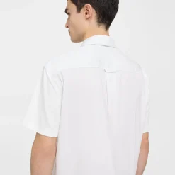 Theory Carlom Combo Polo In Cotton Jersey-Men T-shirts + Polos