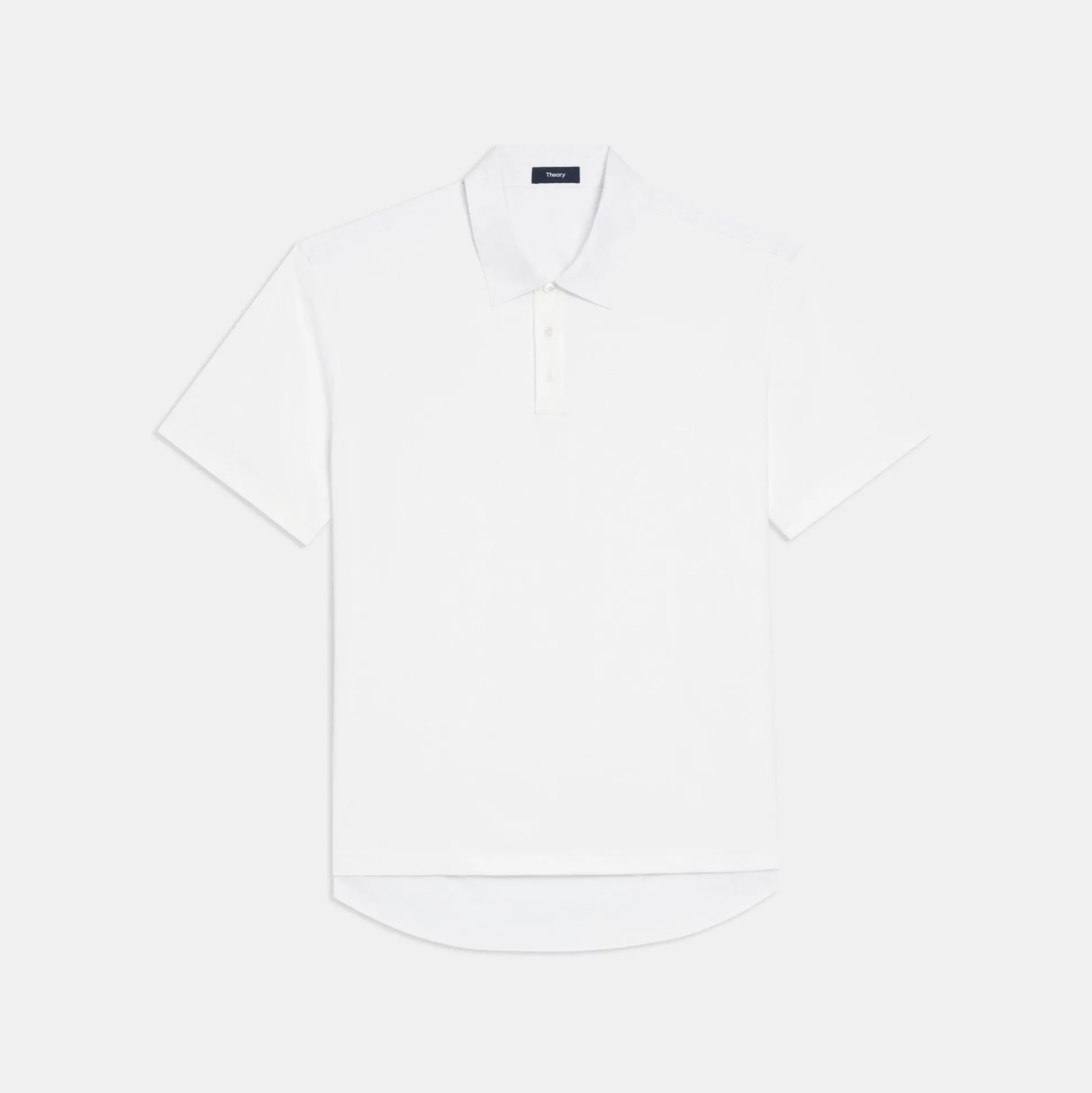 Theory Carlom Combo Polo In Cotton Jersey-Men T-shirts + Polos