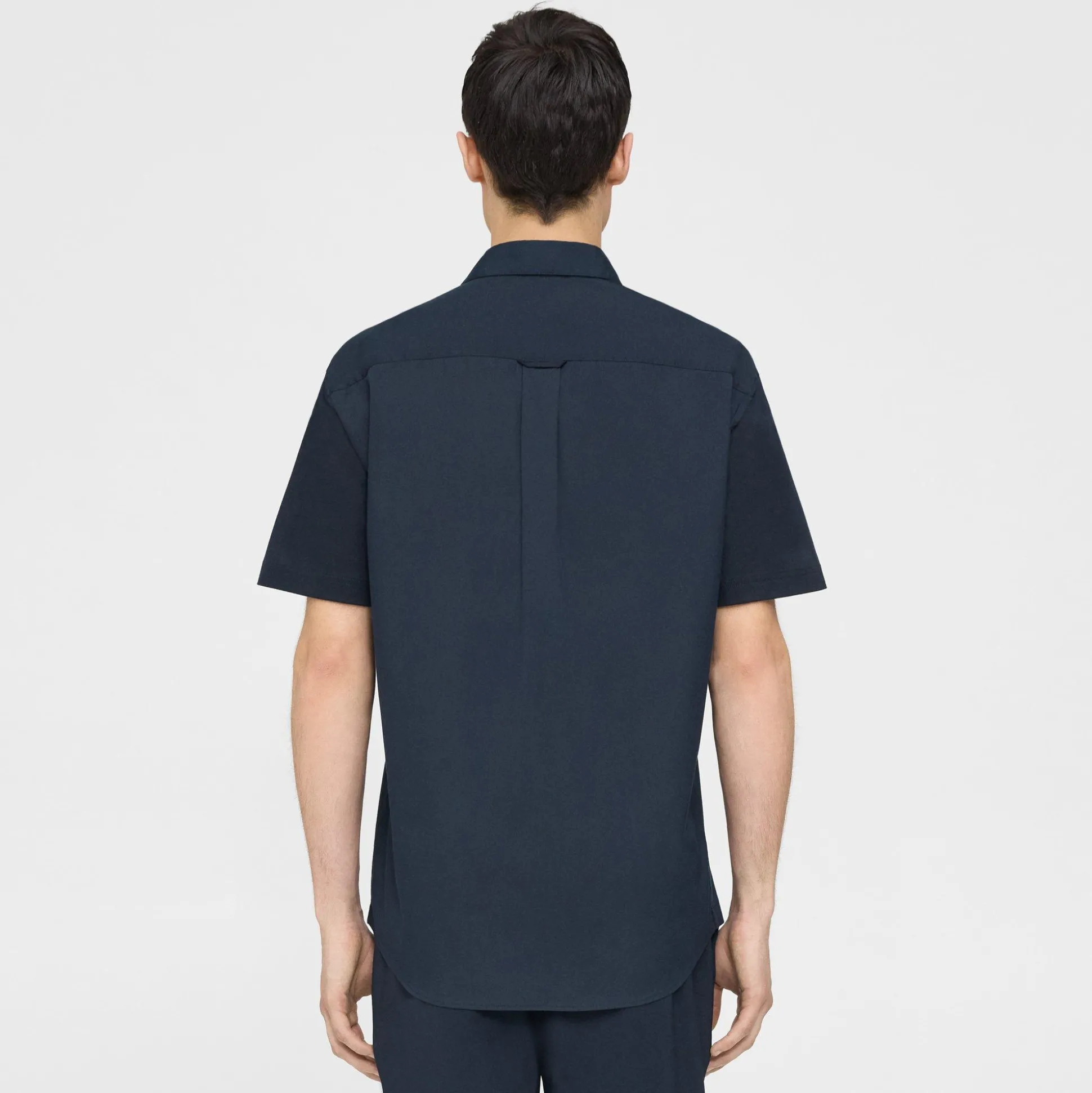 Theory Carlom Combo Polo In Cotton Jersey-Men T-shirts + Polos
