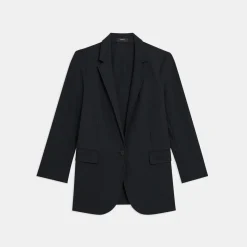 Theory Casual Blazer In Precision Ponte-Women Blazers + Jackets