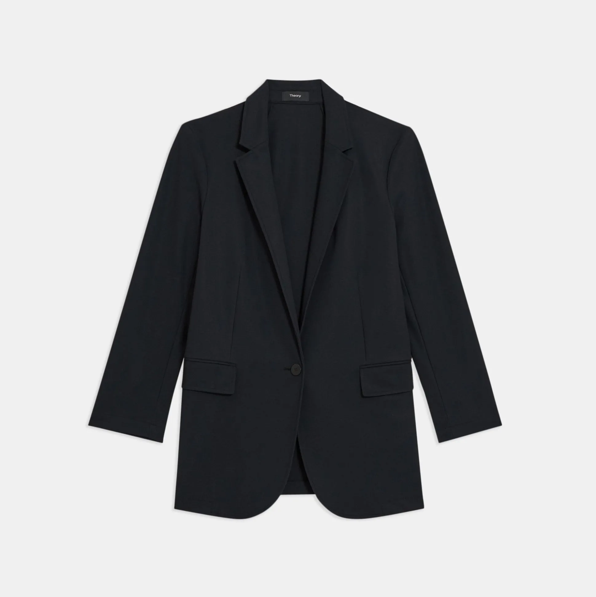 Theory Casual Blazer In Precision Ponte-Women Blazers + Jackets