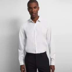Theory Cedrick Shirt In Stretch Cotton-Men Shirts