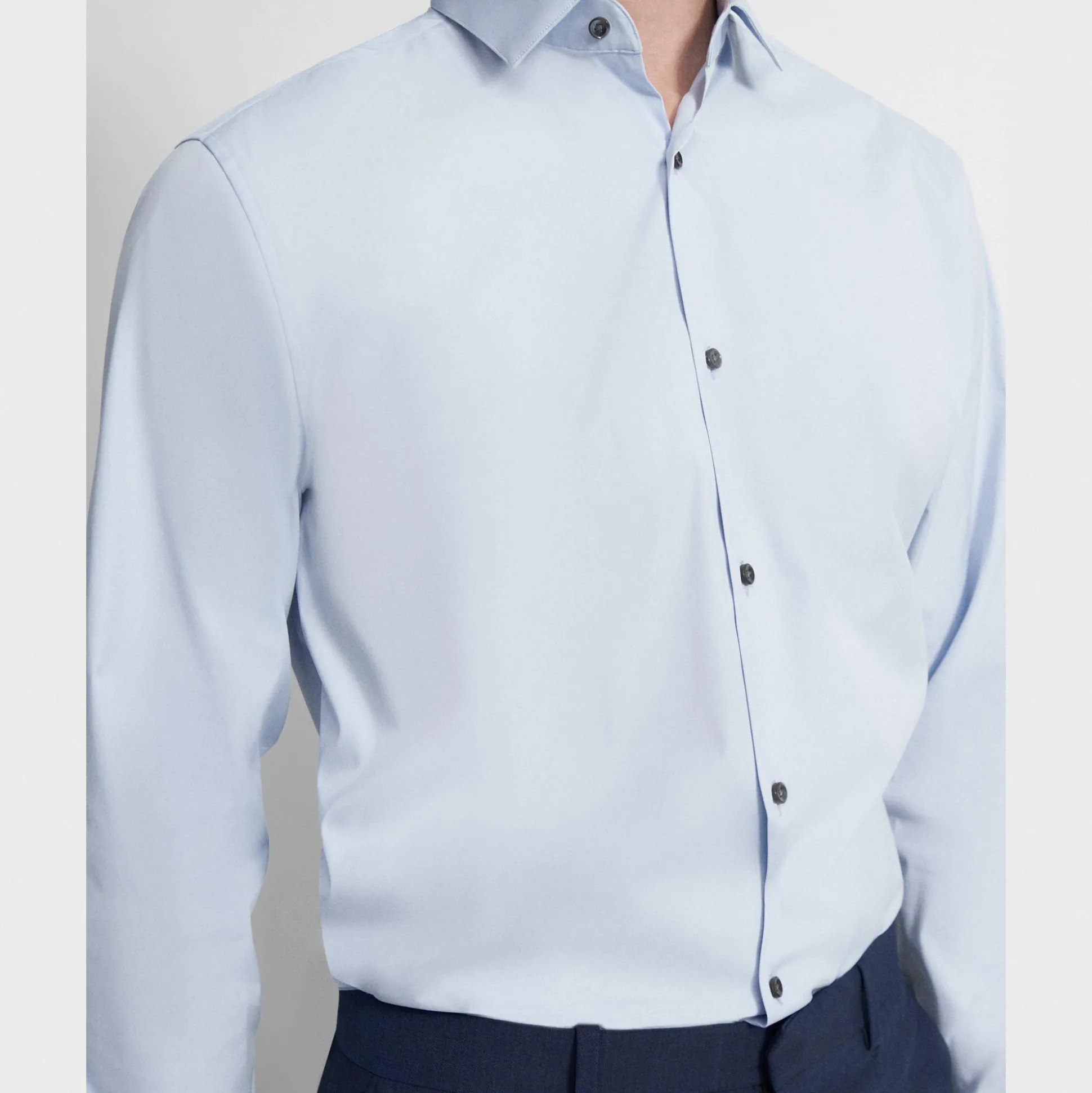 Theory Cedrick Shirt In Stretch Cotton-Men Shirts
