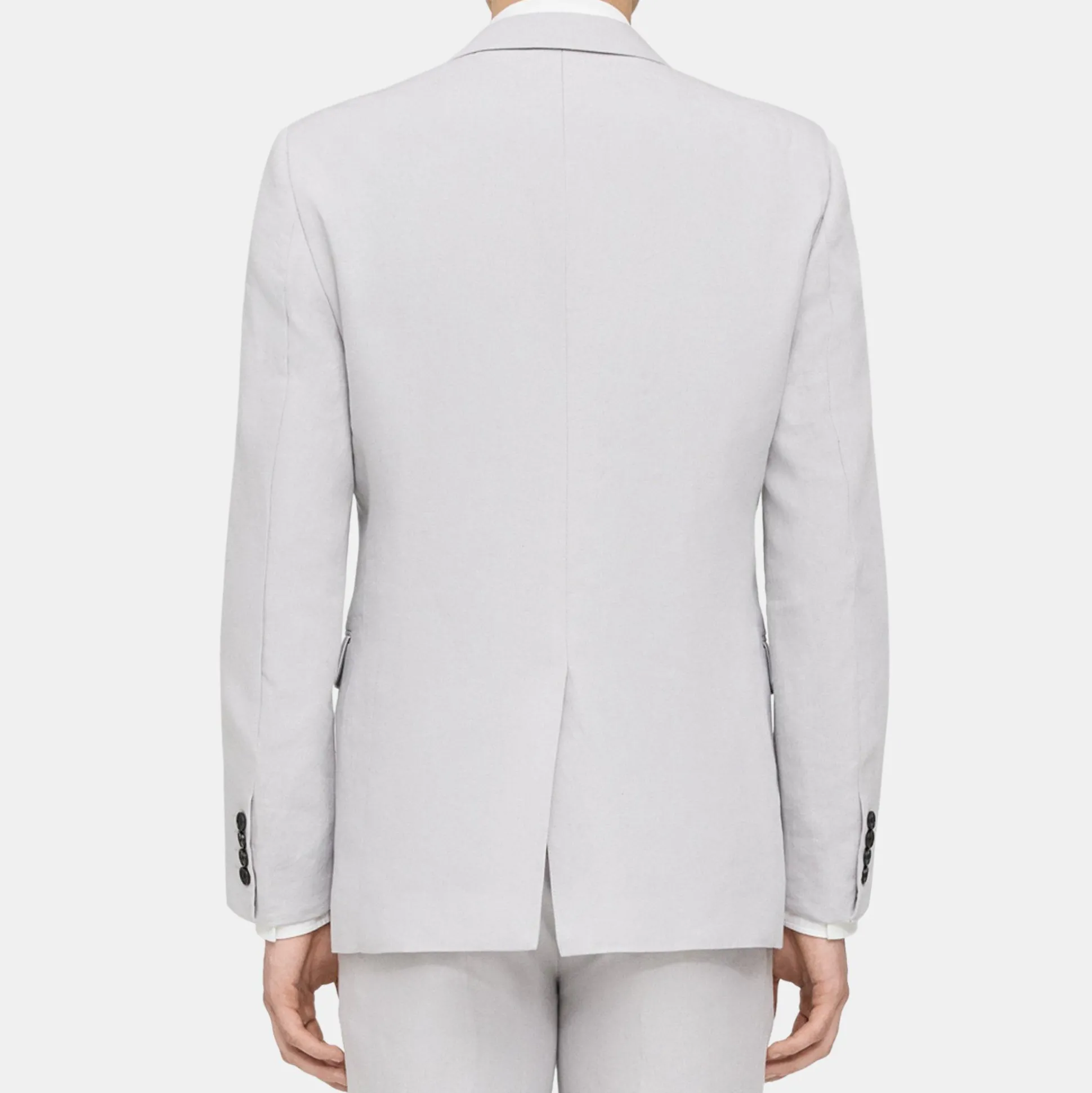 Theory Chambers Blazer In Galena Linen-Men Suits|Blazers + Jackets