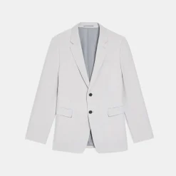 Theory Chambers Blazer In Galena Linen-Men Suits|Blazers + Jackets