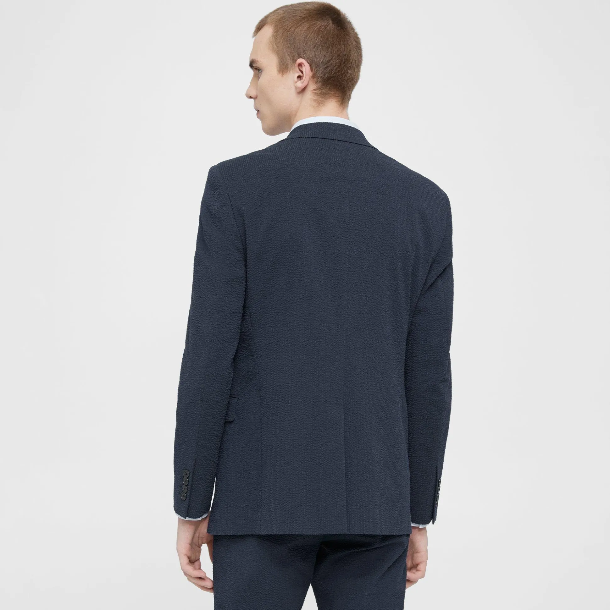 Theory Chambers Blazer In Seersucker-Men Suits|Blazers + Jackets