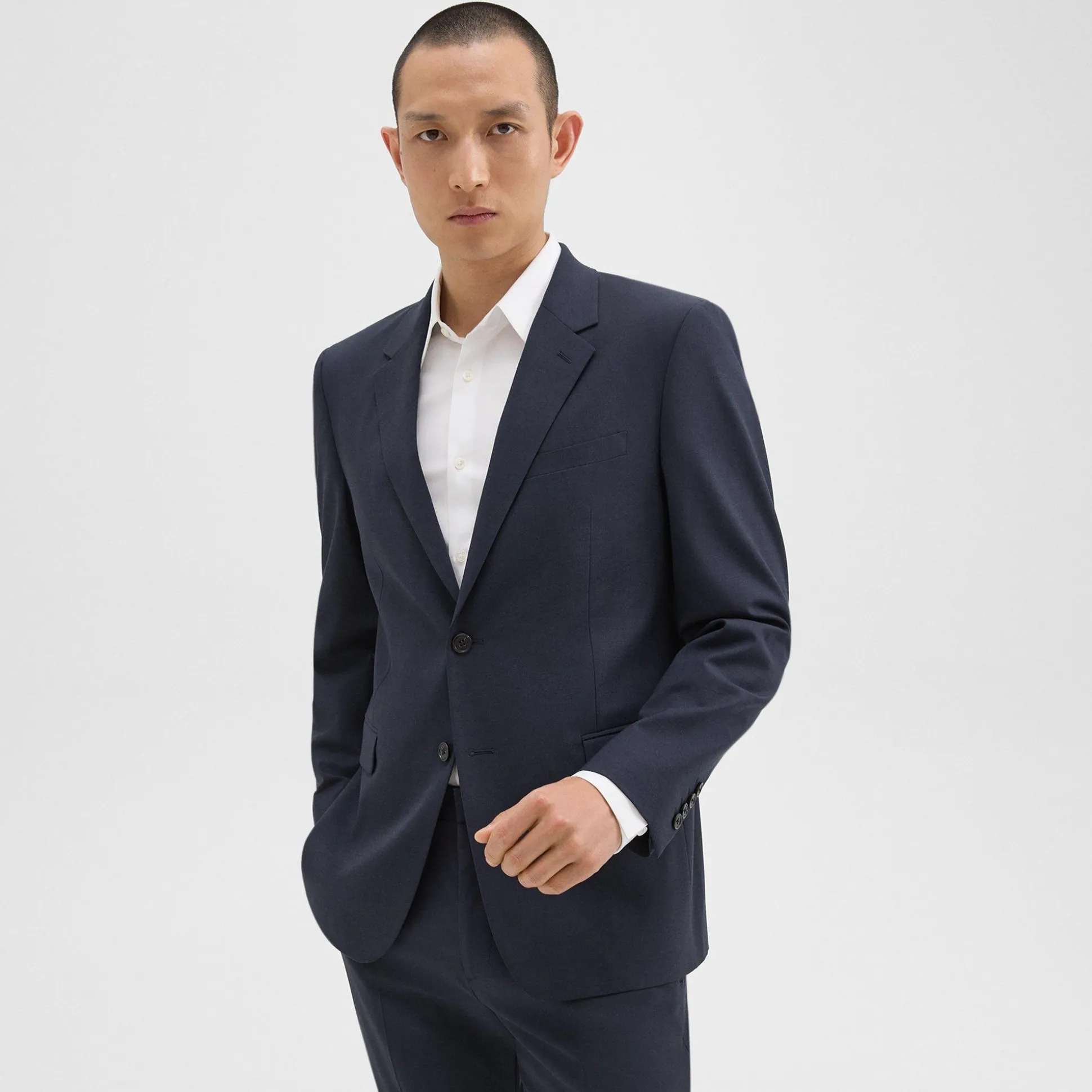 Theory Chambers Blazer In Stretch Wool-Men Suits|Blazers + Jackets