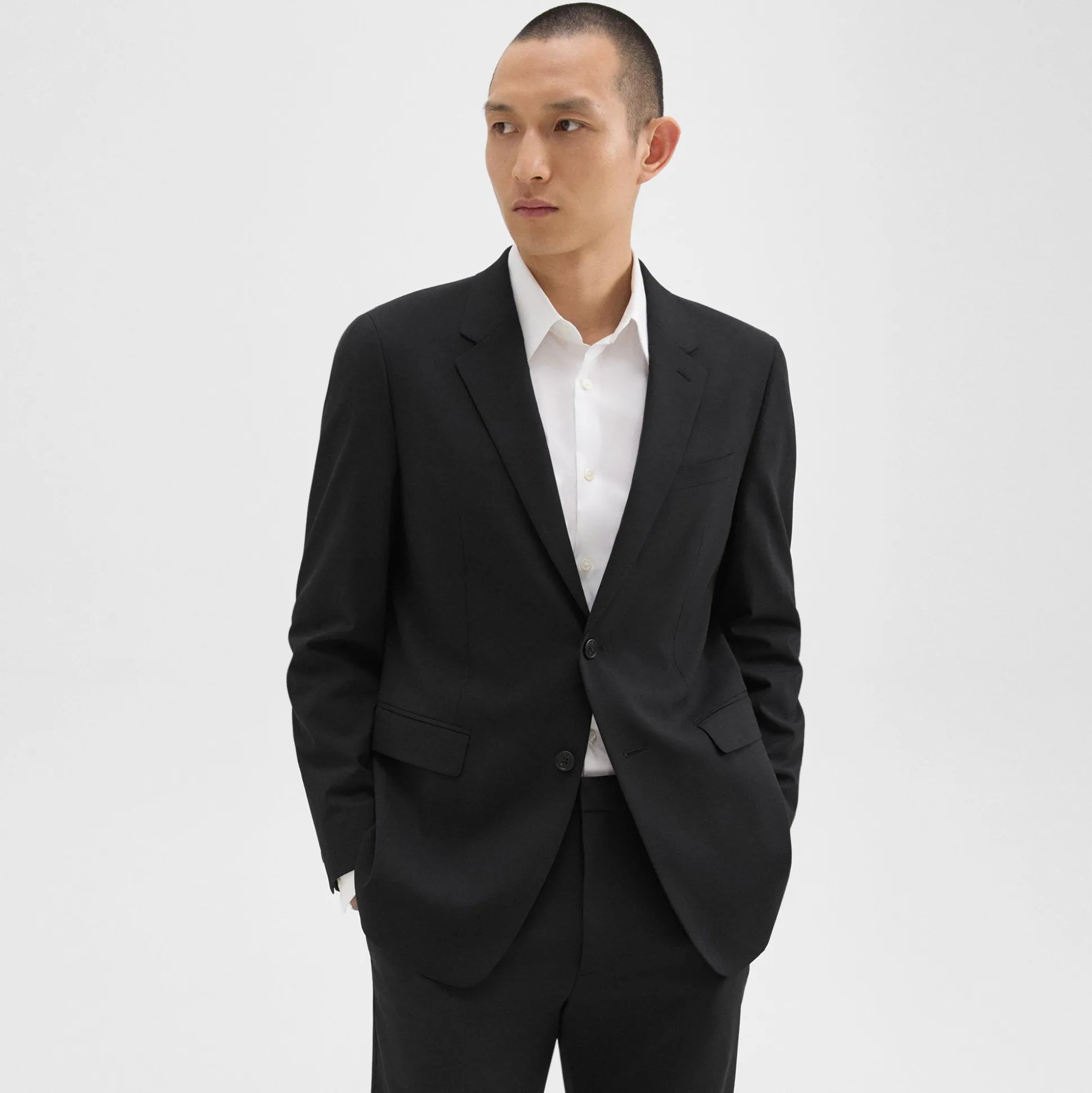 Theory Chambers Blazer In Stretch Wool-Men Suits|Blazers + Jackets